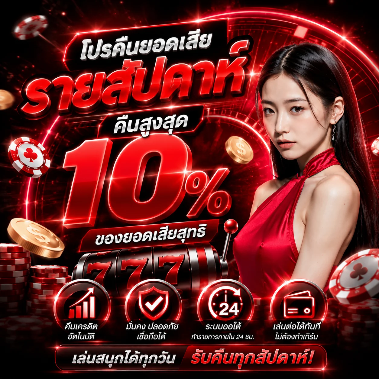 โปรคืนยอดเสียรายสัปดาห์ RICH965